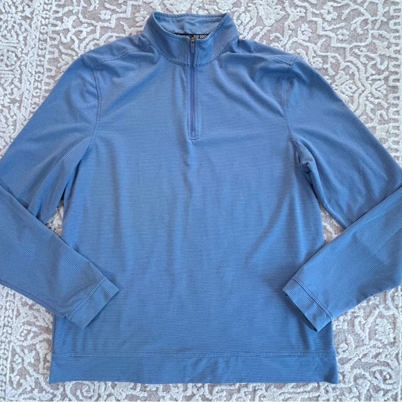 Southern Tide Cruiser Micro Stripe Heather 1/4 Zip - Picture 5 of 14